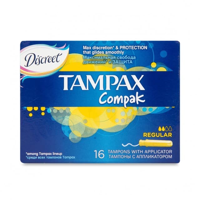Φωτογραφία προϊόντος: Tampax Compak Regular Tampons 16 Pcs