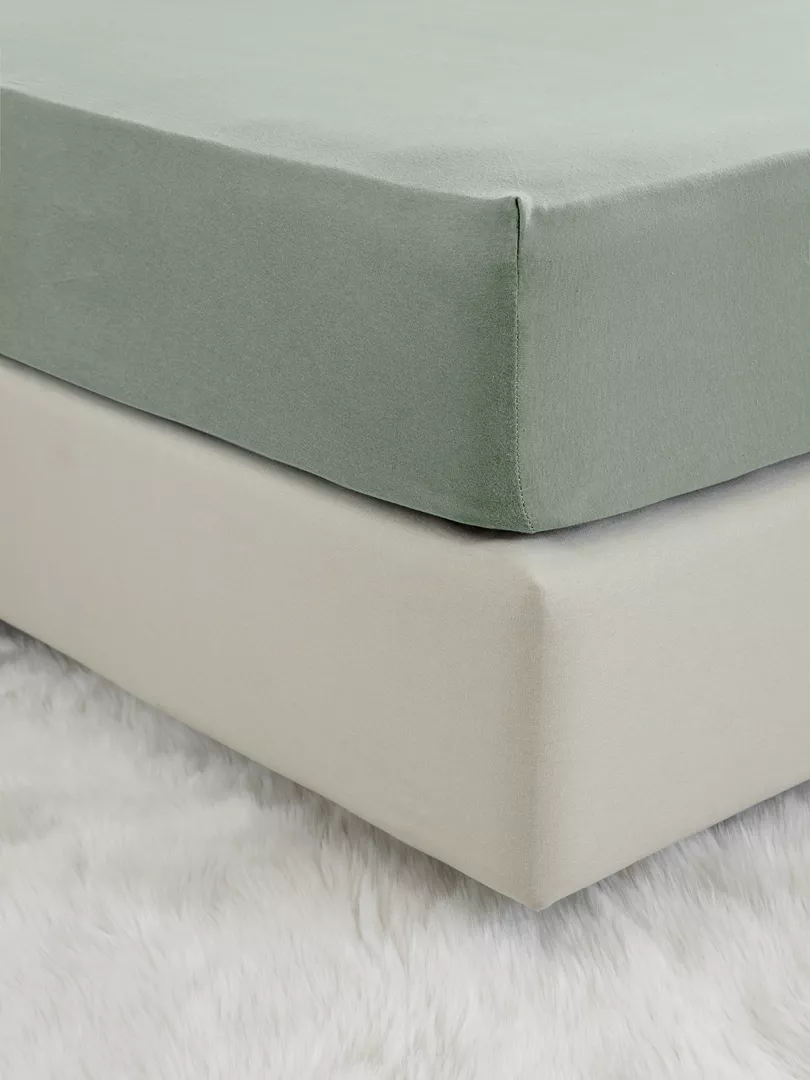 Φωτογραφία προϊόντος: Nima Home Σεντόνι Tender - Rock Green Πράσινο Γίγας με Λάστιχο 180x200+40