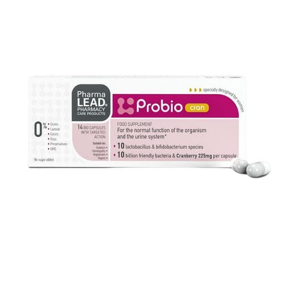 Φωτογραφία προϊόντος: Pharmalead Probiotic Cran Προβιοτικά με Κράνμπερι 14 κάψουλες