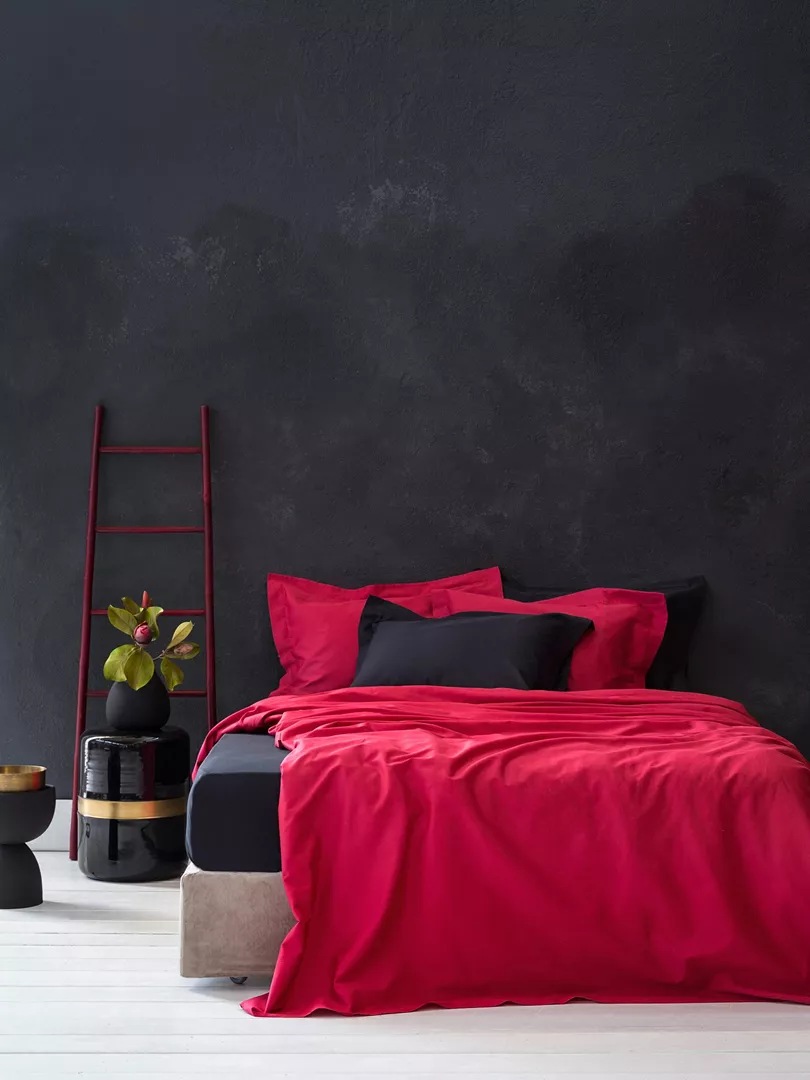 Φωτογραφία προϊόντος: Nima Home Σεντόνι Superior - Red Κόκκινο Γίγας με Λάστιχο 180x200+34
