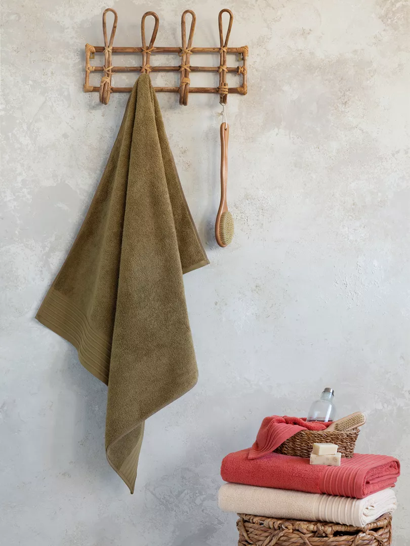 Φωτογραφία προϊόντος: Nima Home Πετσέτα Feel Fresh - Gold Brown Καφέ Μπάνιου 90x145