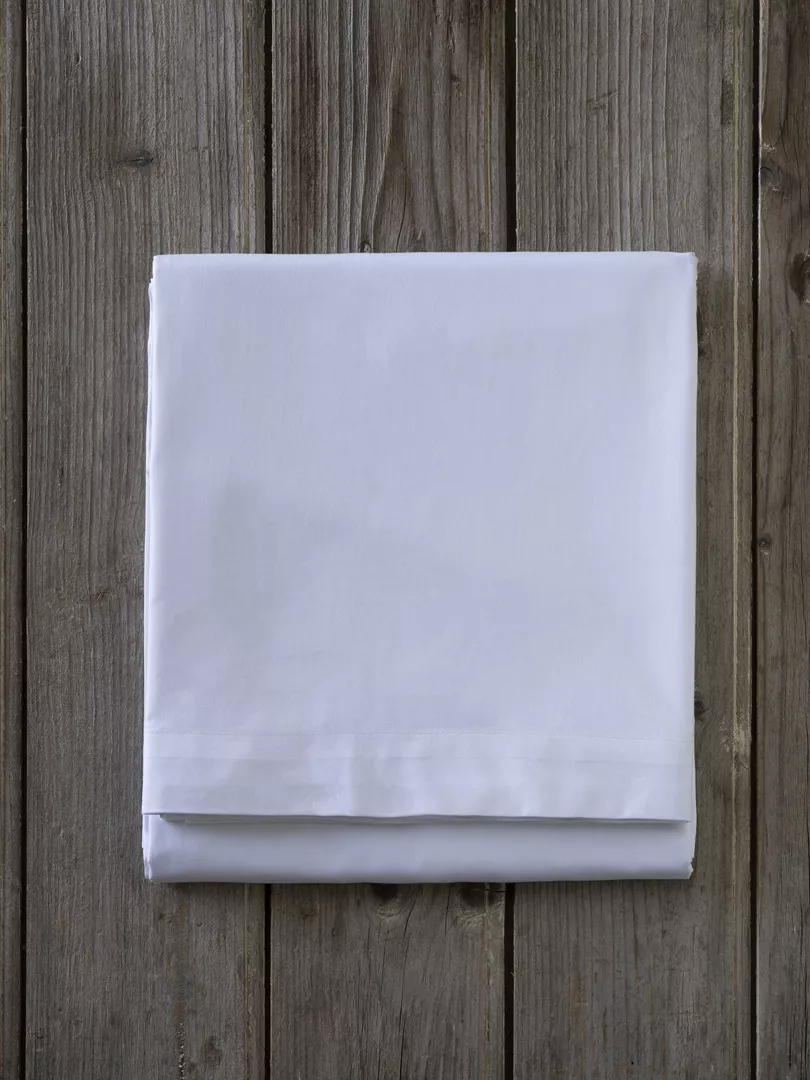 Φωτογραφία προϊόντος: Nima Home Σεντόνι Polycotton Percale, 250 T.C. Λευκό Ημίδιπλο 180x300