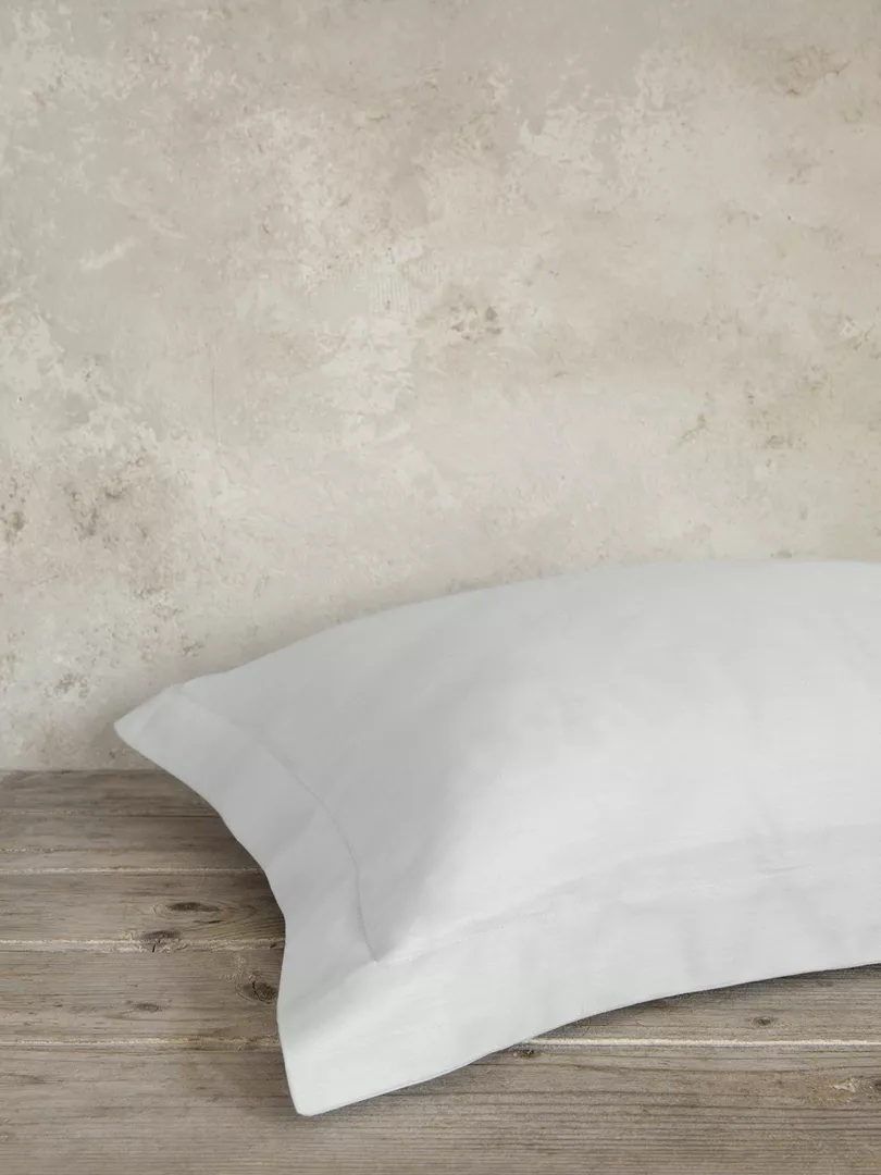 Φωτογραφία προϊόντος: Nima Home Μαξιλαροθήκες Superior - Soft Gray Γκρι Μαξιλαροθήκες oxford 3 πλευρών (2 x 52x72+5)