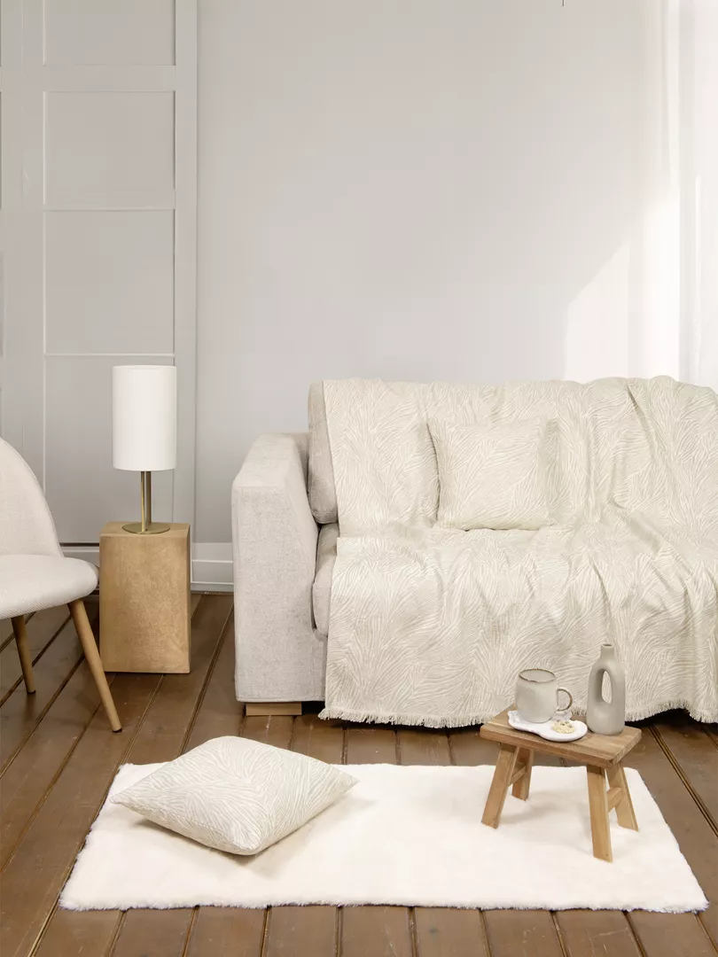 Φωτογραφία προϊόντος: Nima Home Ριχτάρι Moca - Ivory Εκρού Διθέσιος 180x240
