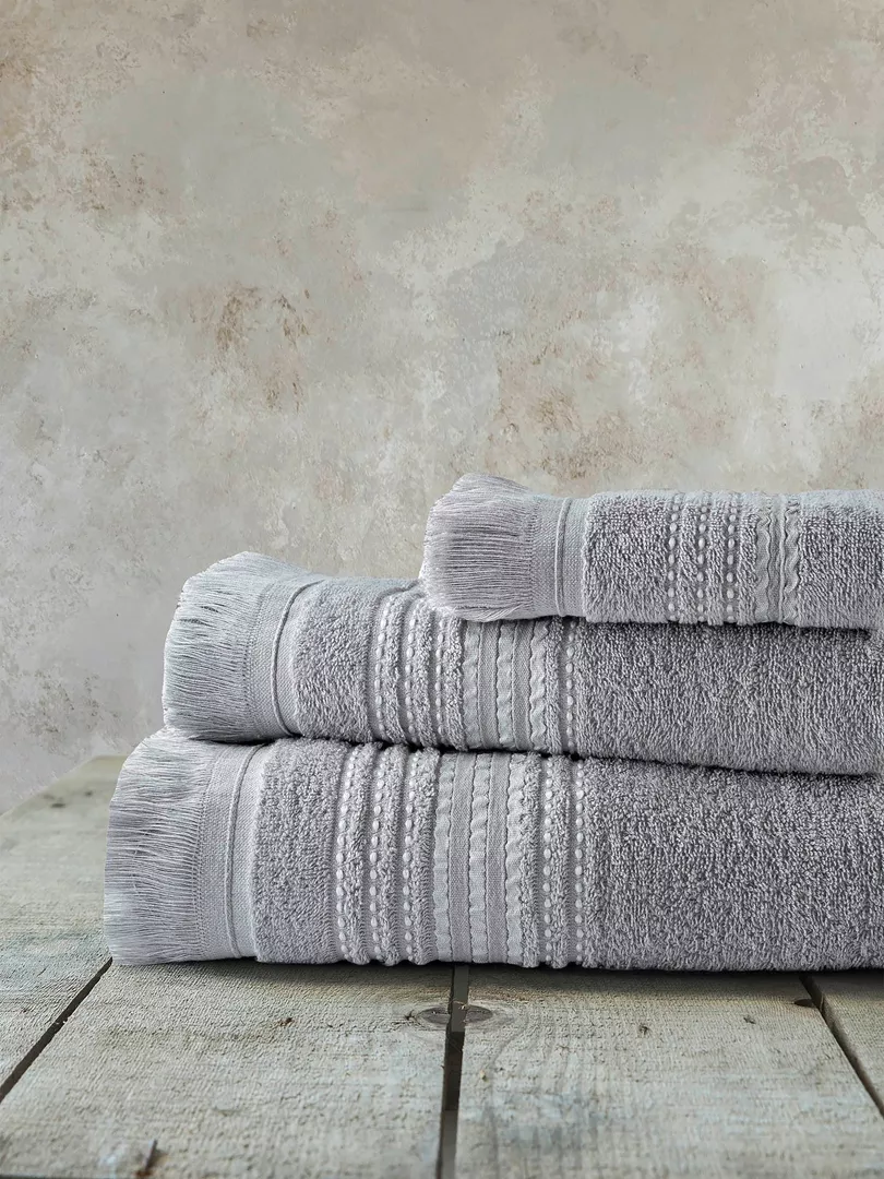 Φωτογραφία προϊόντος: Nima Home Πετσέτα Allora Gray Γκρι Μπάνιου 70x140