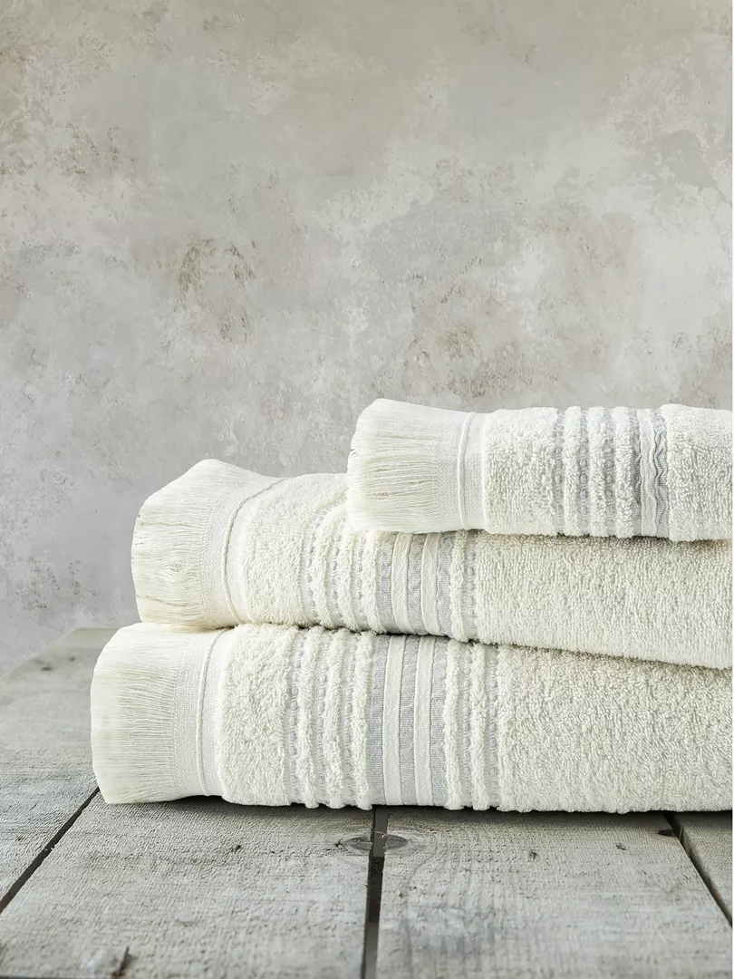 Φωτογραφία προϊόντος: Nima Home Πετσέτα Allora Light Beige Μπεζ Μπάνιου 70x140