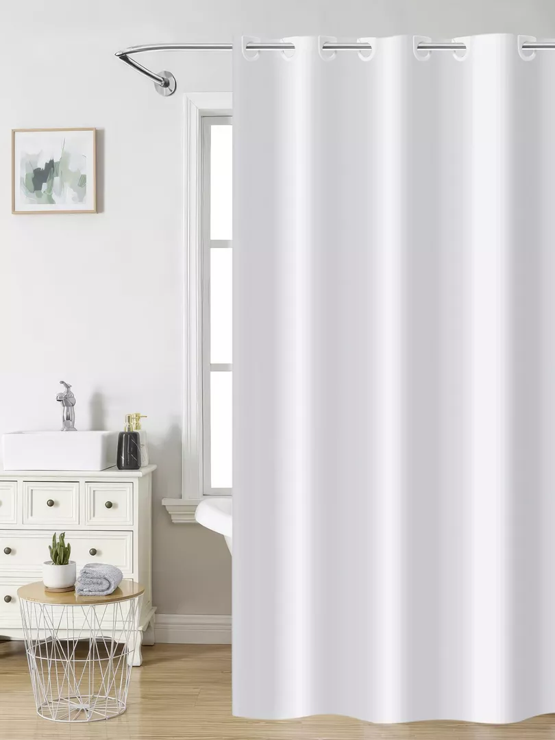 Φωτογραφία προϊόντος: Nima Home Κουρτίνα Μπάνιου White Λευκό Κουρτίνα 180x200
