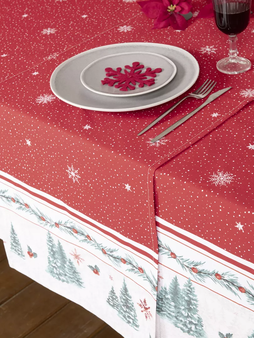 Φωτογραφία προϊόντος: Nima Home Runner North Pole Κόκκινο, Πράσινο Runner 45x140