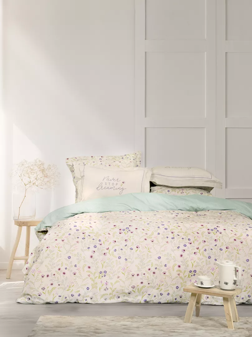 Φωτογραφία προϊόντος: Nima Home Πάπλωμα Dream Garden Μπεζ, Πράσινο Μονό (170x240)