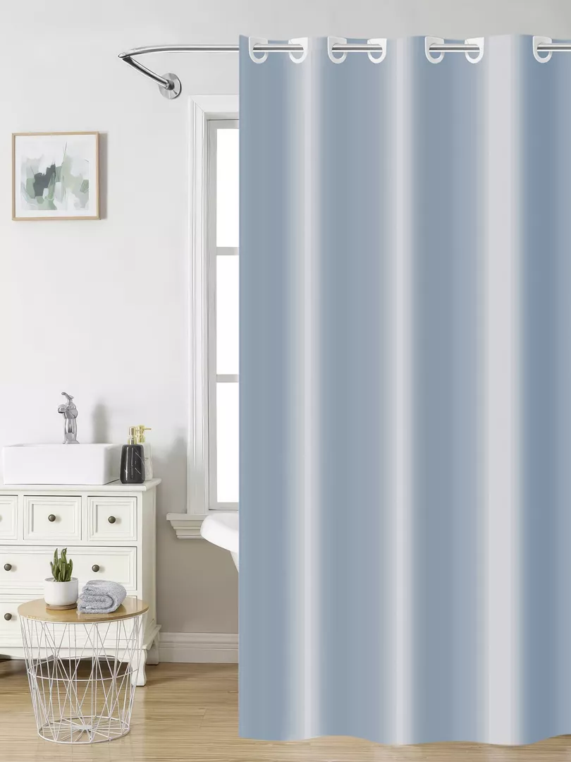 Φωτογραφία προϊόντος: Nima Home Κουρτίνα Μπάνιου Aqua Blue Τιρκουάζ Κουρτίνα 180x200
