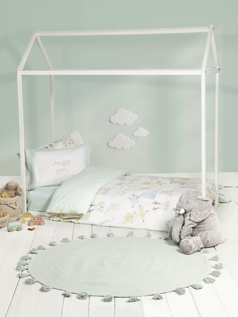 Φωτογραφία προϊόντος: Nima Home Σετ Παπλωματοθήκη Happy Place Πολύχρωμο Μονή (1 x 160x240 + 1 Μαξιλαροθήκη 52x72)