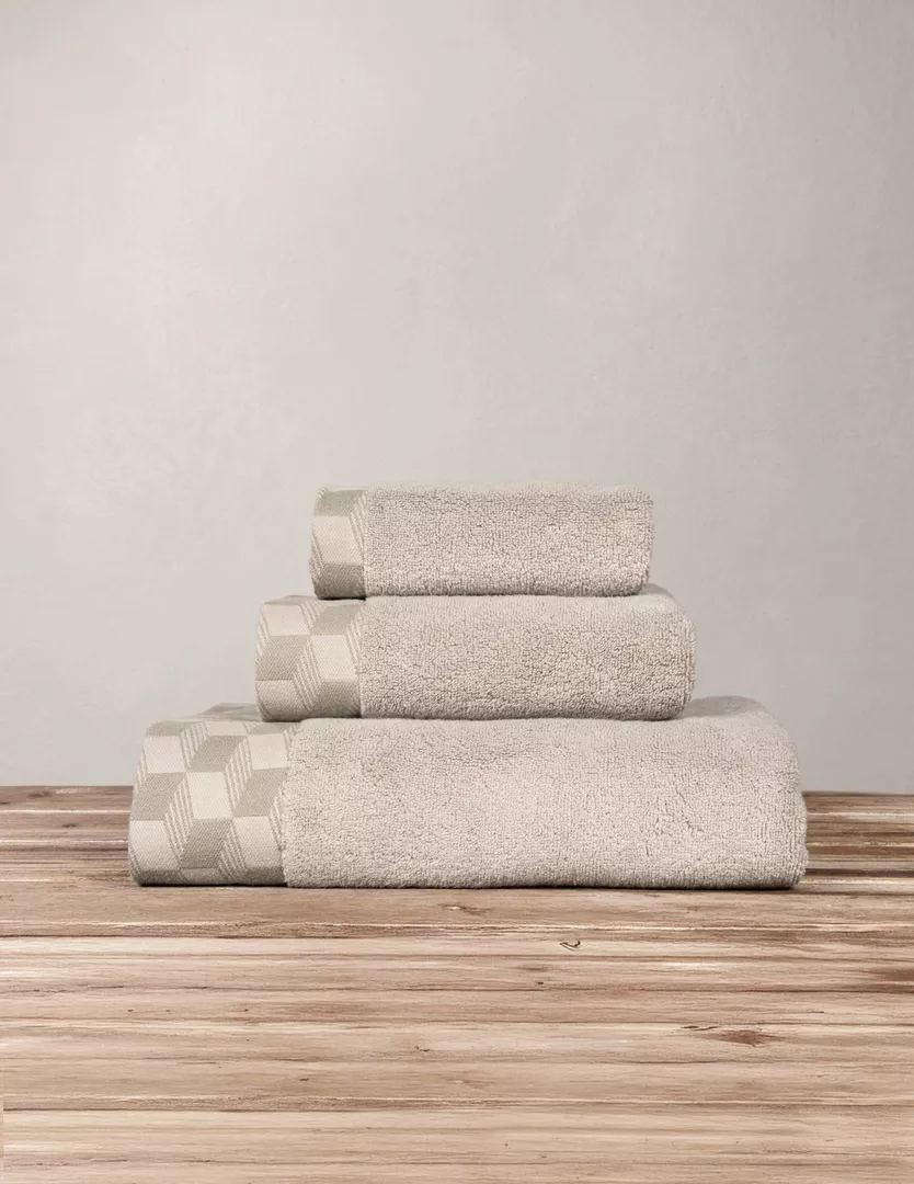 Φωτογραφία προϊόντος: Nima Home Πετσέτα Luxe - Light Taupe Μπεζ Μπάνιου 90x145