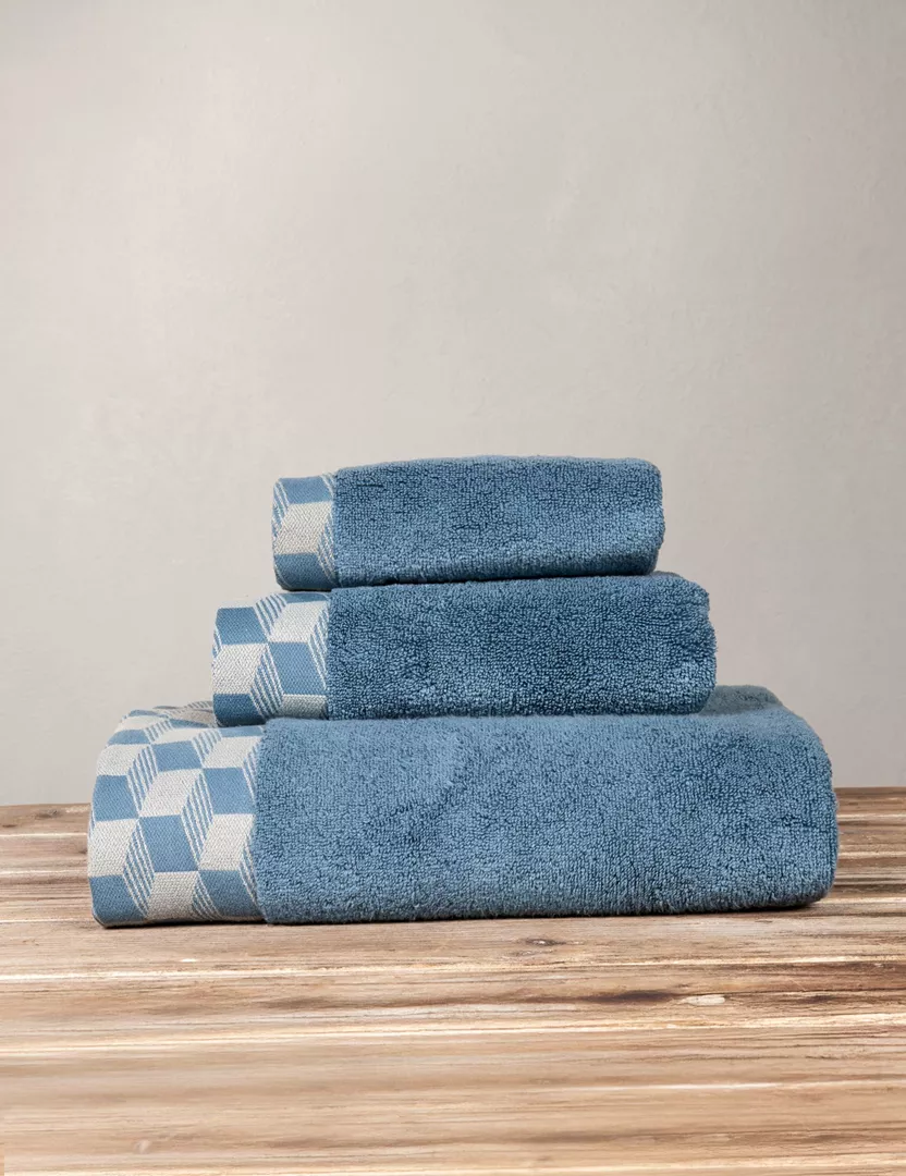Φωτογραφία προϊόντος: Nima Home Πετσέτα Luxe - Denim Blue Μπλε Μπάνιου 90x145
