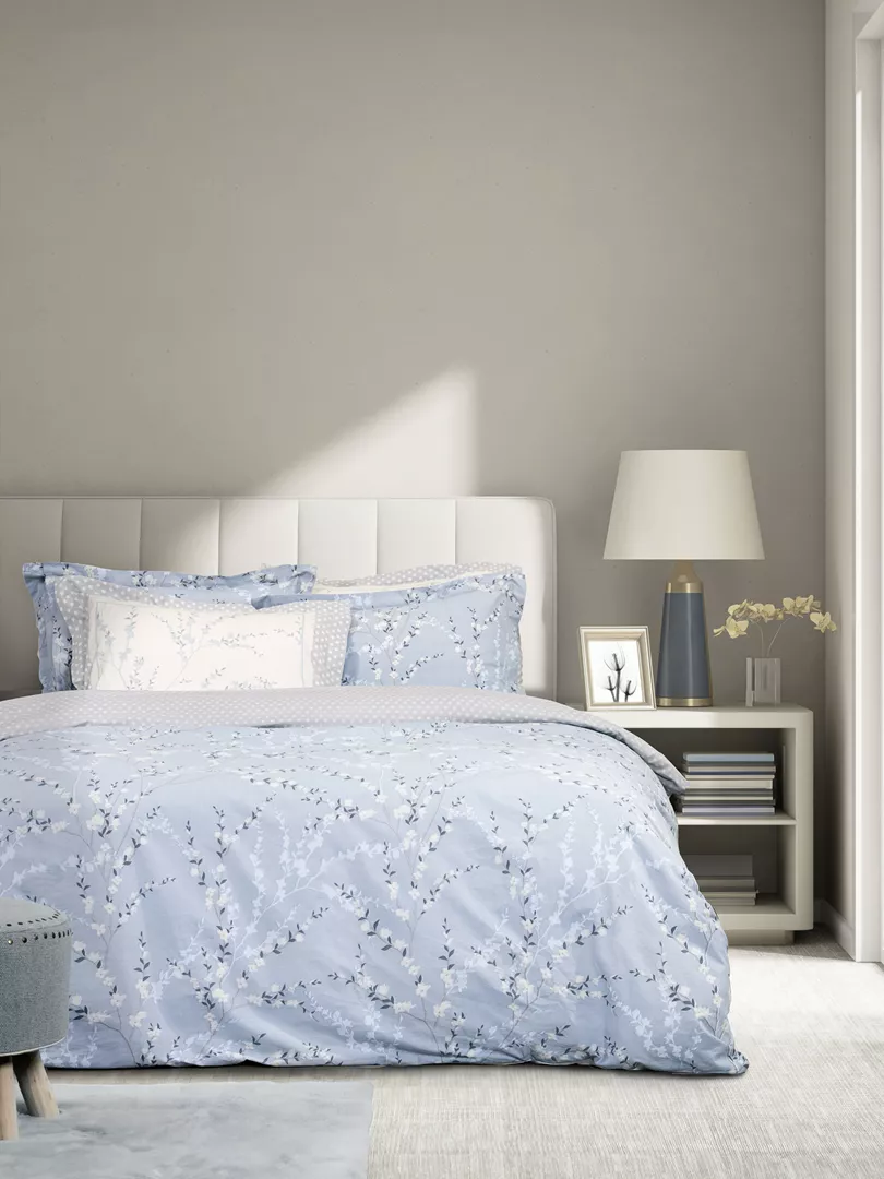 Φωτογραφία προϊόντος: Nima Home Σετ Παπλωματοθήκη Inverno Μπλε Υπέρδιπλη (1 x 220x240 + 2 Μαξιλαροθήκες Oxford 4 πλευρών 52x72+5)