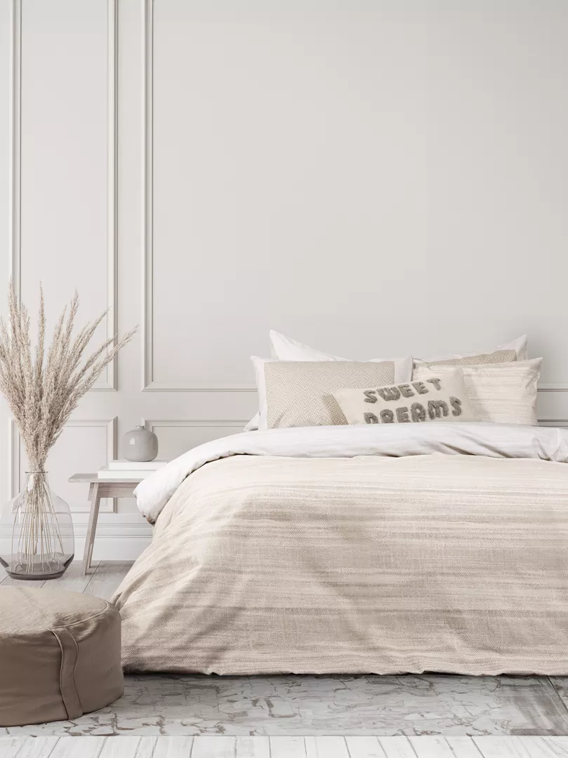 Φωτογραφία προϊόντος: Nima Home Σετ Σεντόνια Venity Μπεζ Υπέρδιπλα (2 x 240x260 + 2 Μαξιλαροθήκες 50x70)
