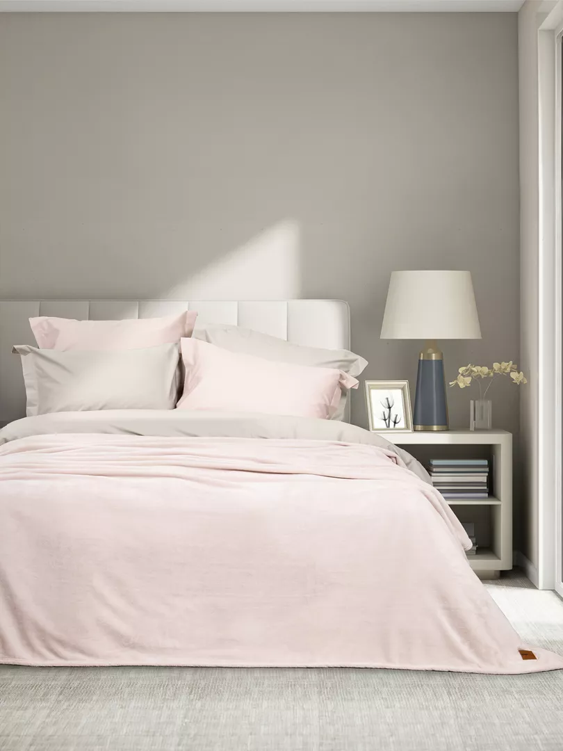 Φωτογραφία προϊόντος: Nima Home Κουβέρτα Alpa - Light Pink Ροζ Μονή 160x220