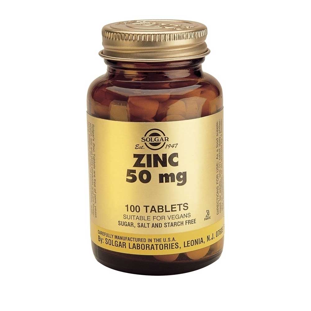 Φωτογραφία προϊόντος: SOLGAR Zinc Gluconate 50mg 100tabs