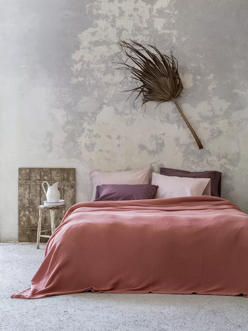 Φωτογραφία προϊόντος: Nima Home Κουβέρτα Blando - Terracotta Κεραμιδί Υπέρδιπλη 230χ250
