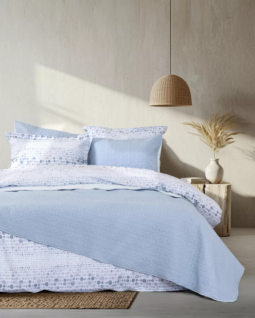 Φωτογραφία προϊόντος: Nima Home Κουβερλί Orion - Sky Blue / Light Blue Μπλε, Σιέλ, Τιρκουάζ Γίγας 240x260