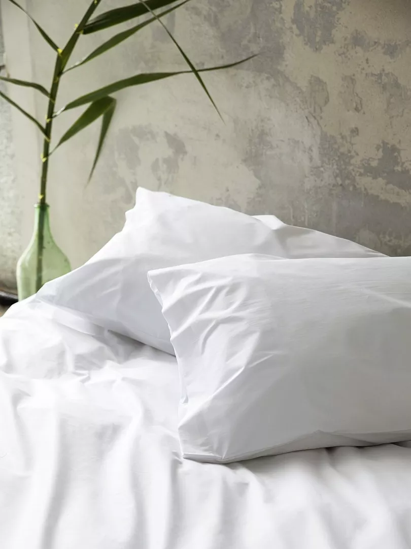Φωτογραφία προϊόντος: Nima Home Σεντόνι 100% Cotton, 144 T.C. Λευκό Μονό 160x260