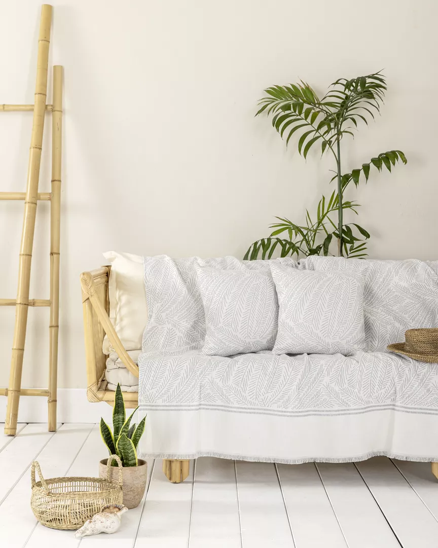 Φωτογραφία προϊόντος: Nima Home Ριχτάρι Ivy Γκρι Μονοθέσιος 180x180