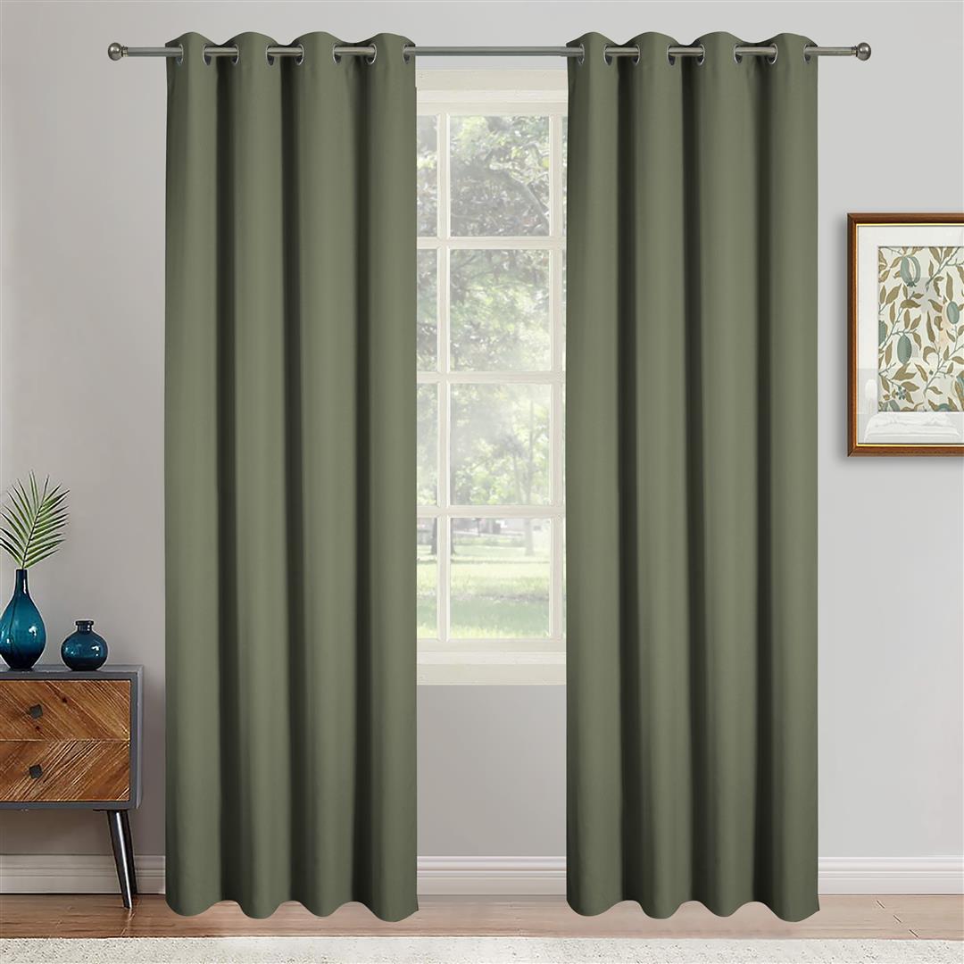 Φωτογραφία προϊόντος: Vasilas Home Κουρτίνα Blackout Olive - 140 x 270