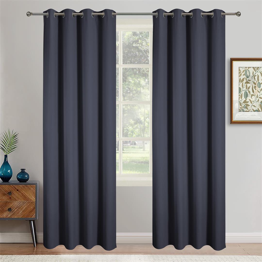 Φωτογραφία προϊόντος: Vasilas Home Κουρτίνα Blackout Dark Grey - 140 x 270
