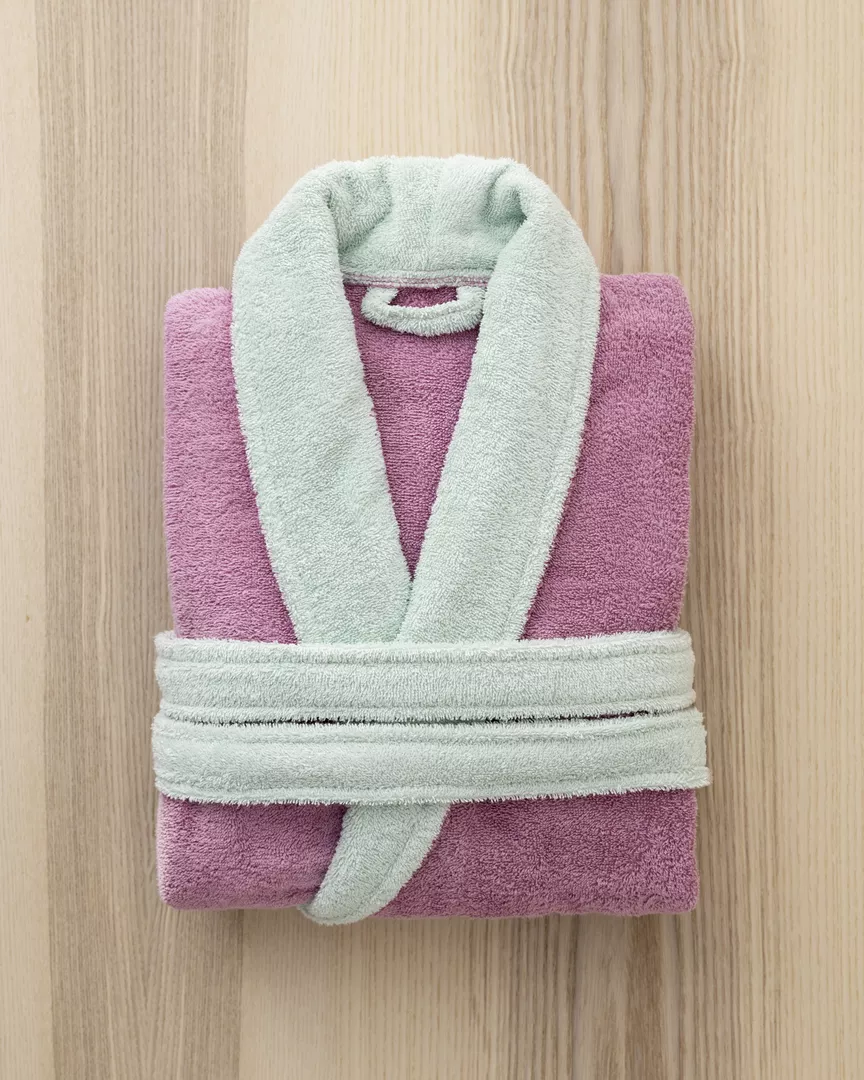 Φωτογραφία προϊόντος: Nima Home Μπουρνούζι Ease - Mauve / Mint Φούξια, Ροζ, Μωβ, Μέντα Large
