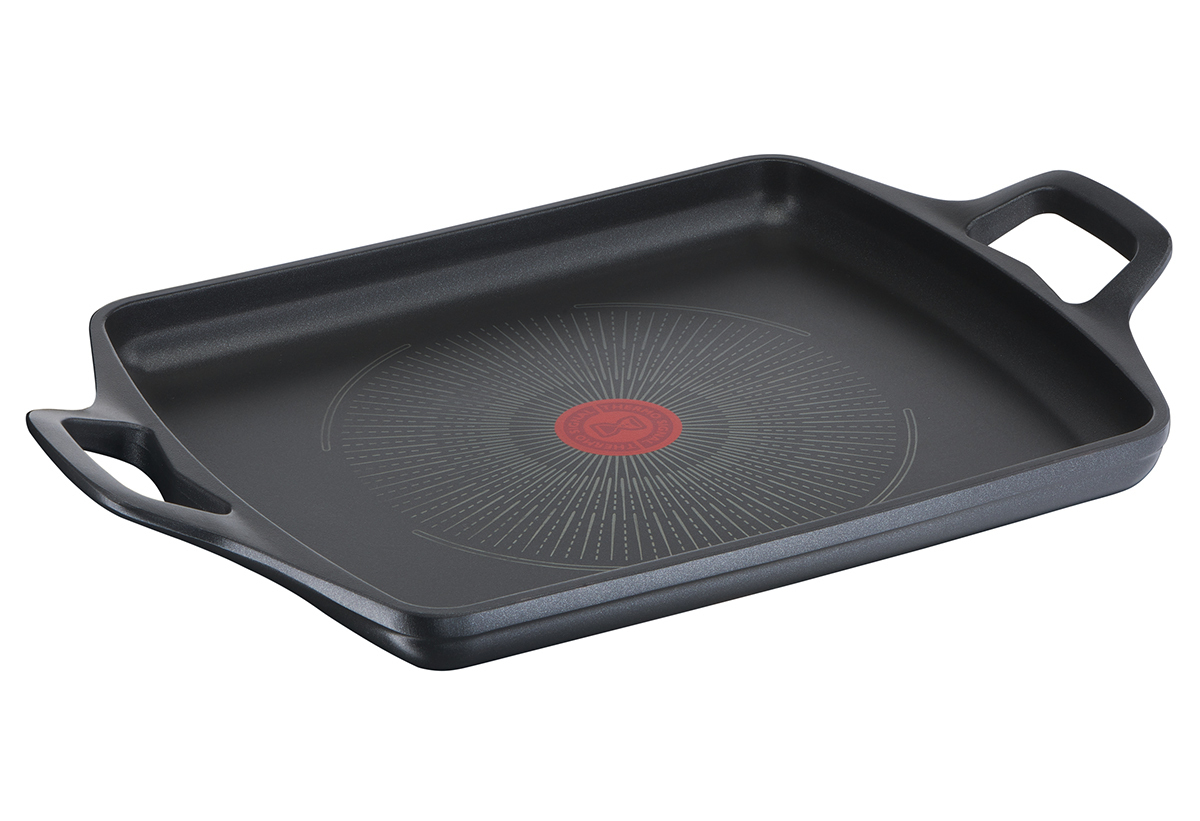 Φωτογραφία προϊόντος: Tefal Robusto Αντικολλητική Πλάκα Ψησίματος με Αλουμινίου Λεία Επιφάνεια 26x32εκ.