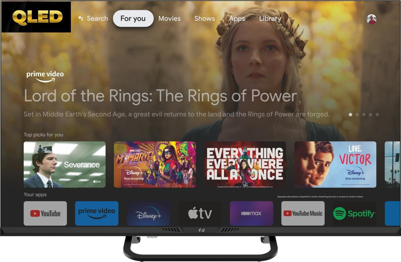 Φωτογραφία προϊόντος: F&U F+amp;U Smart Τηλεόραση 43" Full HD QLED FLG43141QL (2024)