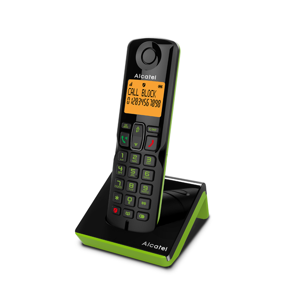 Φωτογραφία προϊόντος: Ασύρματο Alcatel S280 EWE Μαύρο/Πράσινο