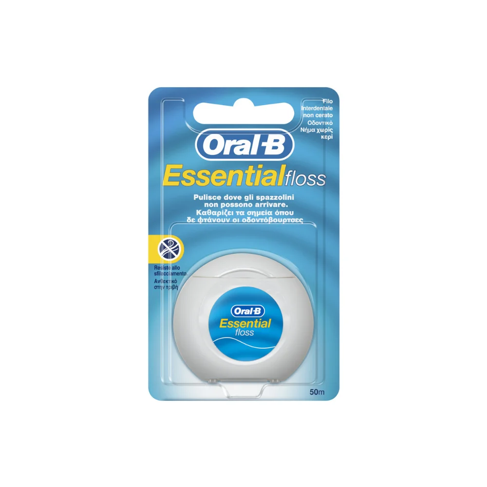 Φωτογραφία προϊόντος: Oral-B Essential Floss Ακήρωτο Οδοντικό Νήμα 50m