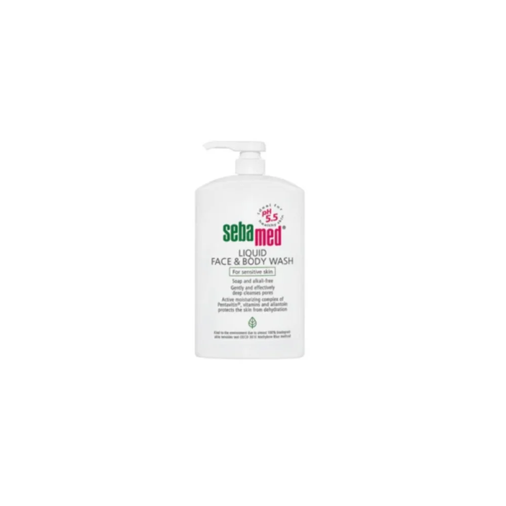 Φωτογραφία προϊόντος: Sebamed Liquid Face & Body Wash Ήπιο Καθαριστικό Προσώπου & Σώματος Χωρίς Σαπούνι 1000ml