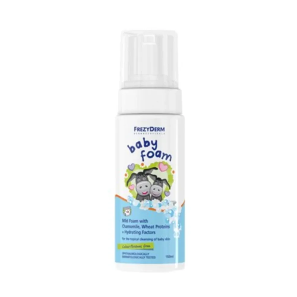 Φωτογραφία προϊόντος: Frezyderm Baby Foam Απαλός Αφρός με Χαμομήλι 150ml