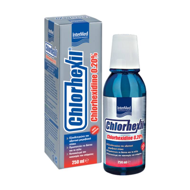 Φωτογραφία προϊόντος: Intermed Chlorhexil Mouthwash 0.20% Στοματικό Διάλυμα 250ml