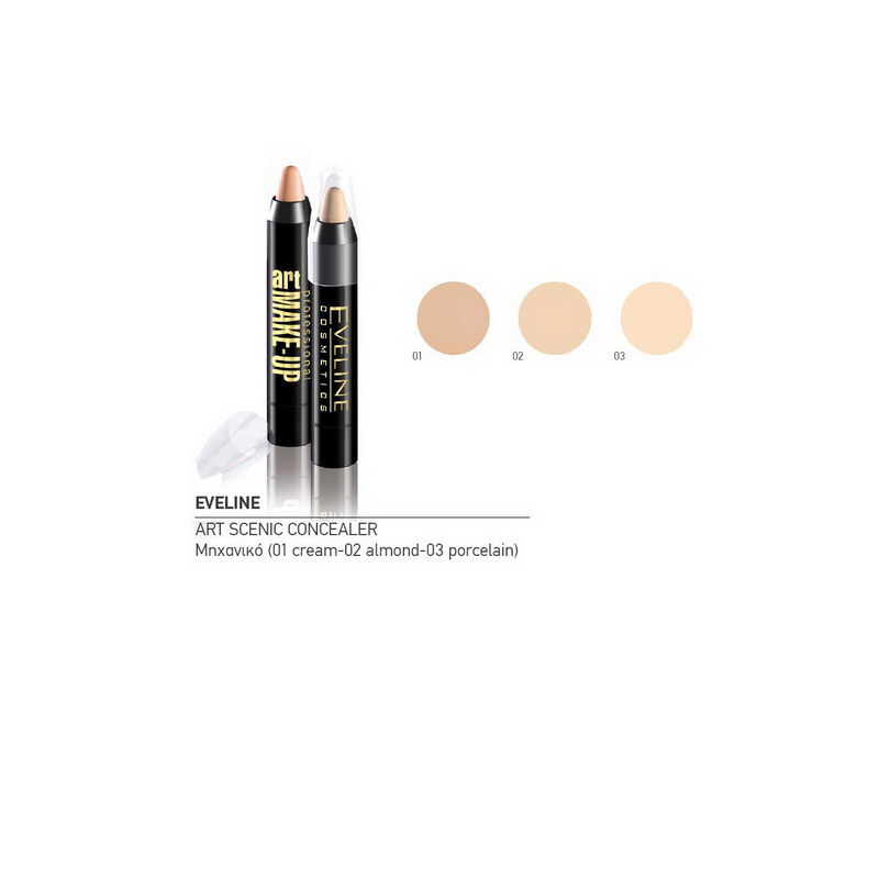 Φωτογραφία προϊόντος: CONCEALER ART SCENIC EVELINE ΜΗΧΑΝΙΚΟ 01-CREAM - Eveline