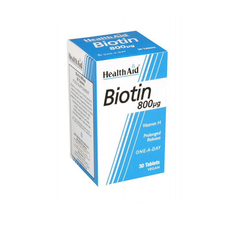 Φωτογραφία προϊόντος: Health Aid Biotin Vitamin H 30 Ταμπλέτες