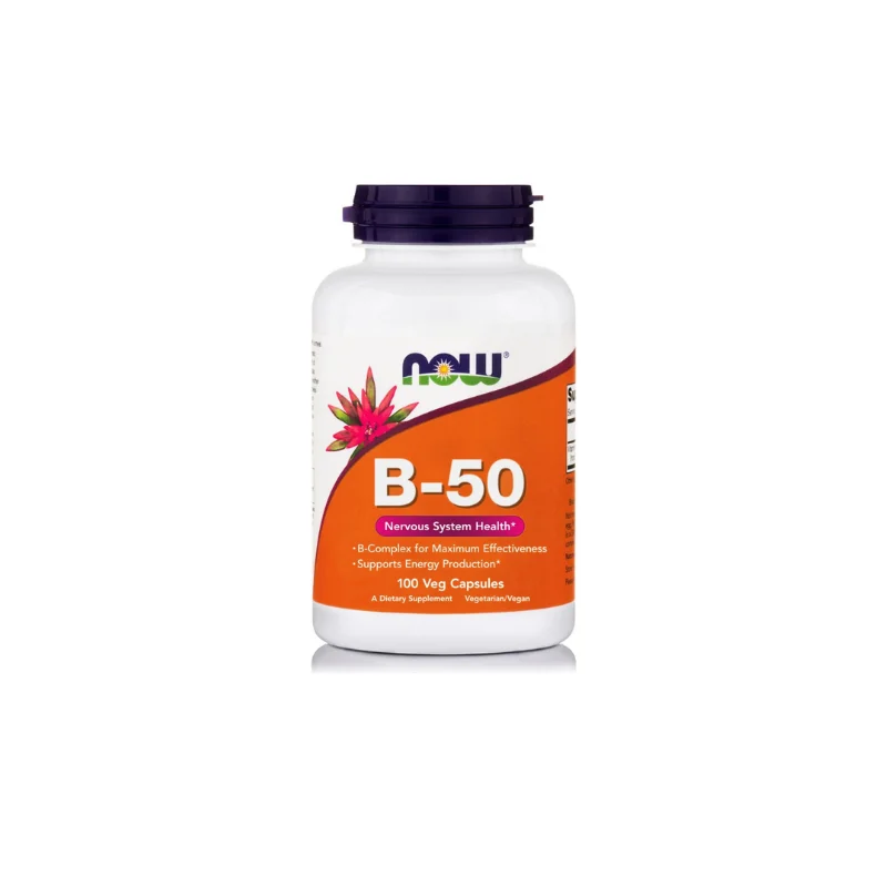 Φωτογραφία προϊόντος: NOW Foods Vitamin B-50 100 φυτικές κάψουλες