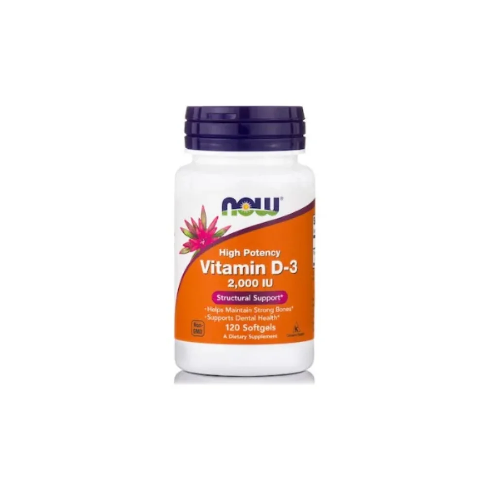 Φωτογραφία προϊόντος: Now Foods Vitamin D3 2.000 IU 120 Softgels