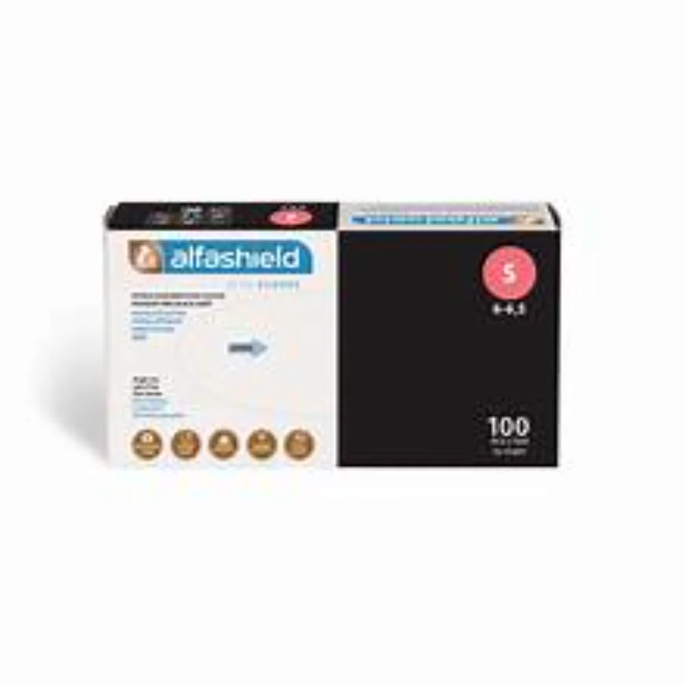 Φωτογραφία προϊόντος: Karabinis Medical Alfashield Alfa Gloves Γάντια Νιτριλίου Χωρίς Πούδρα Μαύρα 100τμχ Small