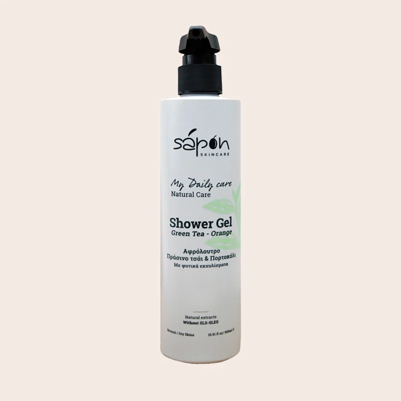 Φωτογραφία προϊόντος: SAPON Shower Bath Green Tea Orange 500ml