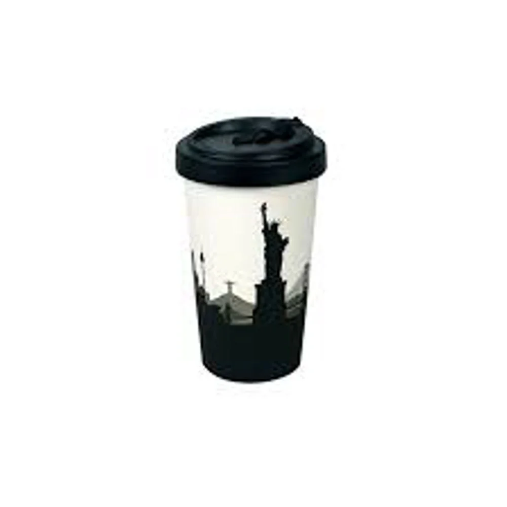 Φωτογραφία προϊόντος: Well By Woodway Κούπα Bamboo με Καπάκι Cosmopolitan Black 400ml