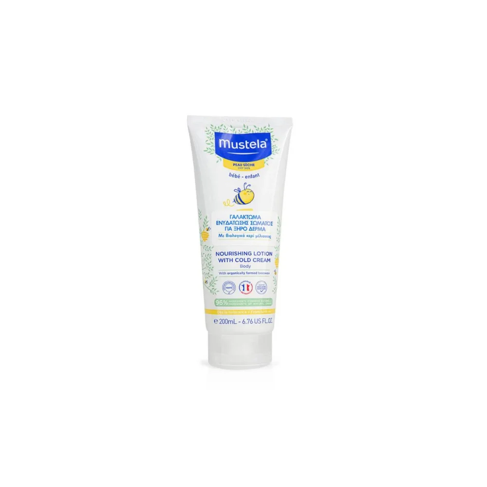 Φωτογραφία προϊόντος: Mustela Nourishing Lotion with Cold Cream Κρέμα Ενυδάτωσης Σώματος 200ml