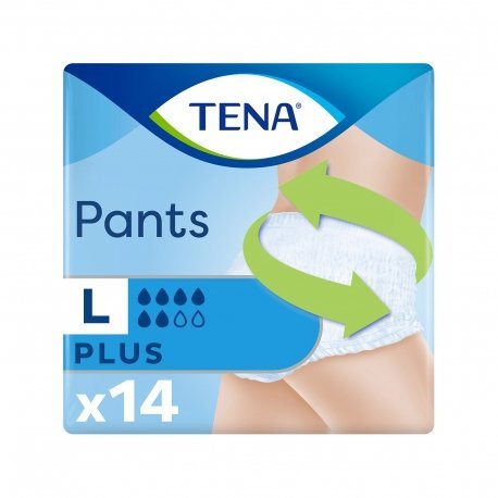 Φωτογραφία προϊόντος: TENA Plus Πάνες Βρακάκι Ακράτειας Large 14τμχ