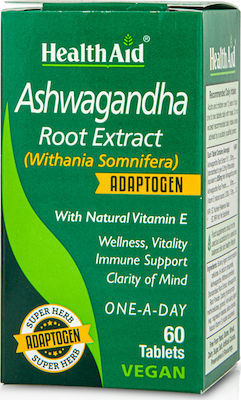 Φωτογραφία προϊόντος: HEALTH AID Ashwagandha 60 Tabs