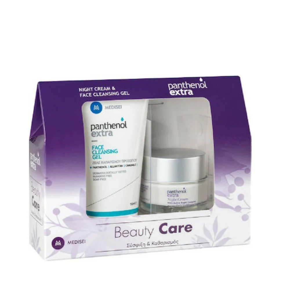 Φωτογραφία προϊόντος: PANTHENOL EXTRA Promo Night Cream 50ml + Face Cleansing Gel 150ml