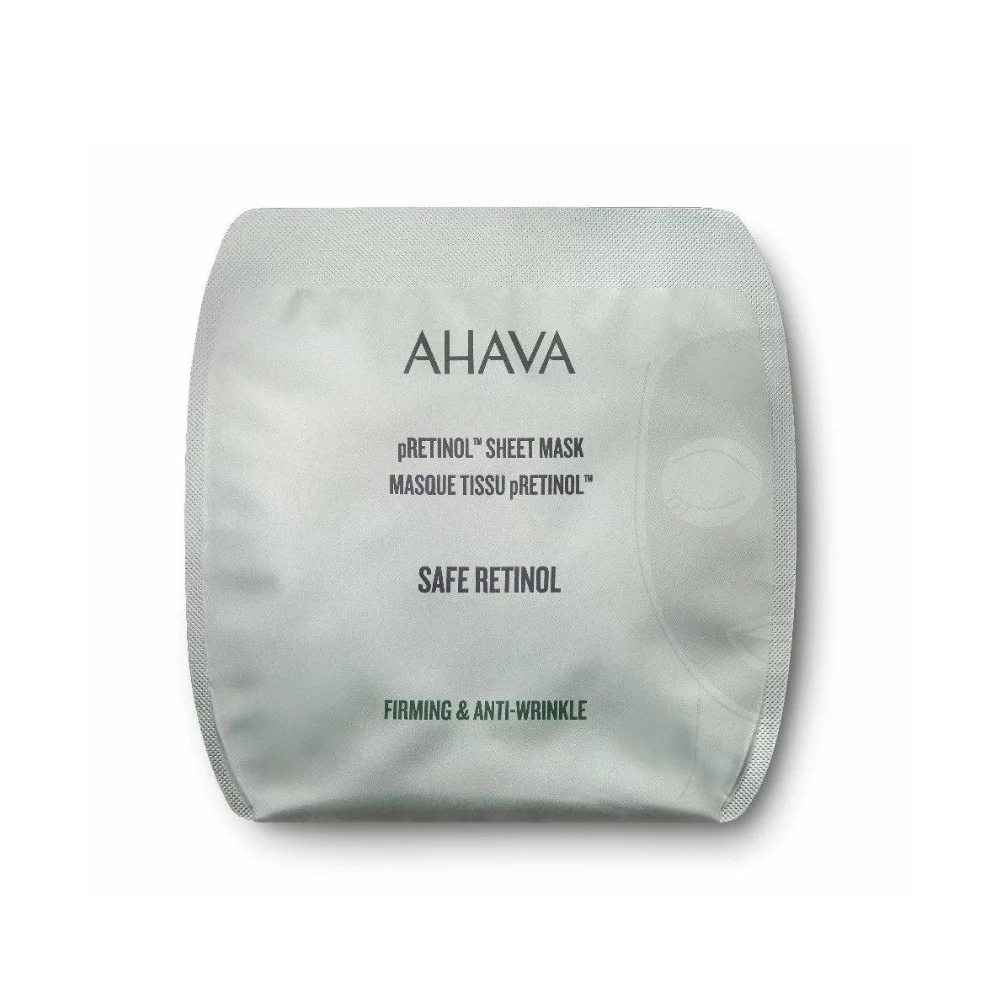 Φωτογραφία προϊόντος: Ahava Safe pRetinol Sheet Mask Αντιρυτιδική Μάσκα Προσώπου 16ml