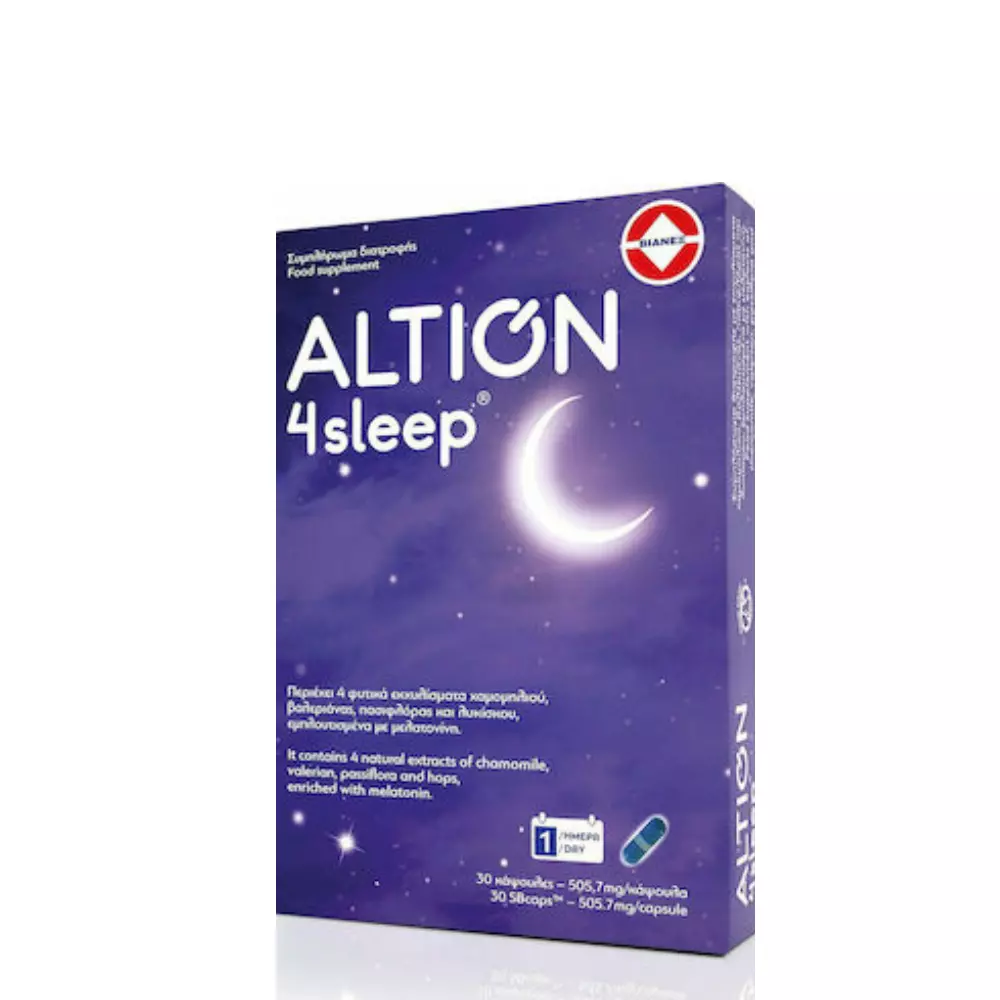 Φωτογραφία προϊόντος: Altion 4Sleep Συμπλήρωμα για τον Ύπνο
