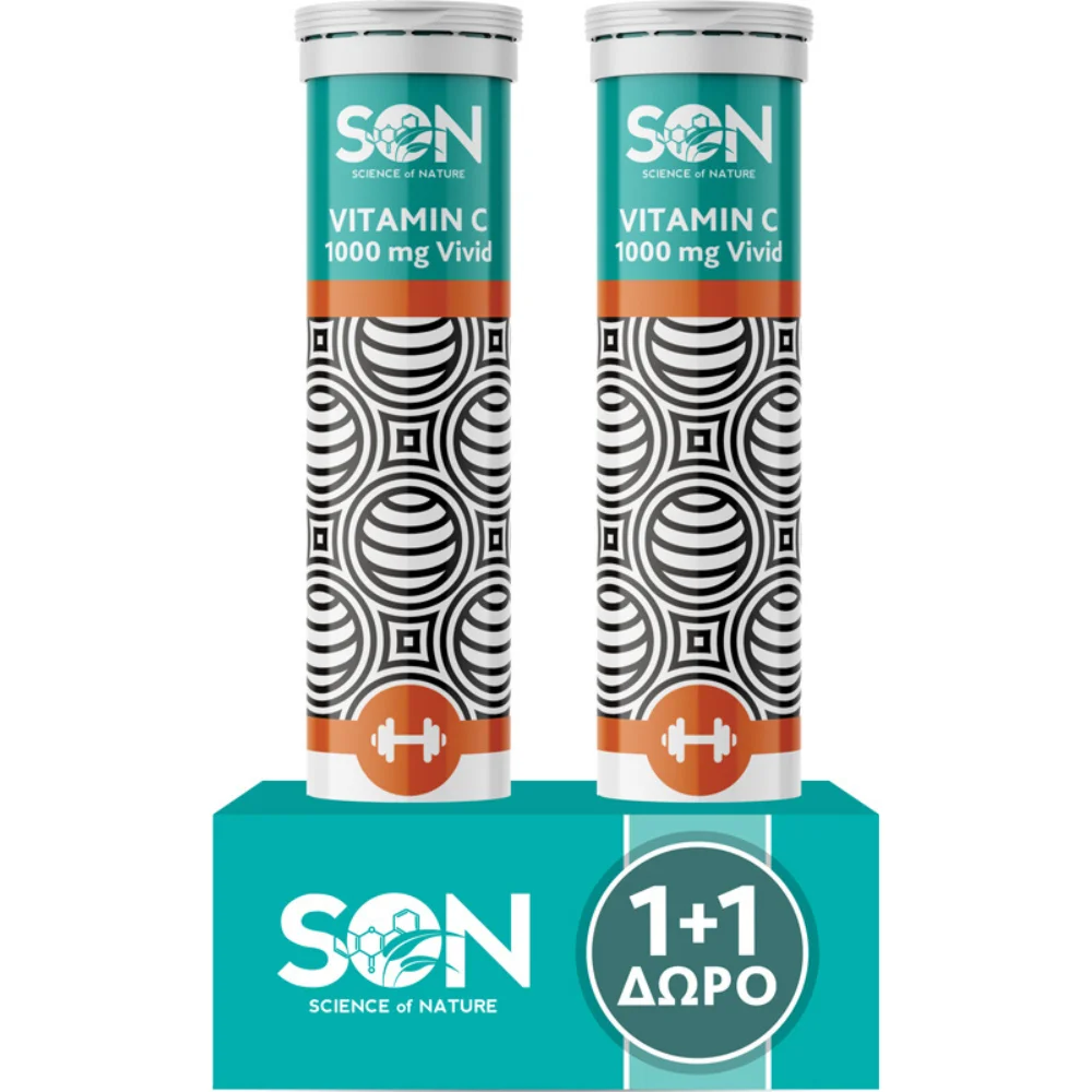 Φωτογραφία προϊόντος: SON Vitamin C Vivid Βιταμίνη C 1000mg Πορτοκάλι 40 Αναβράζοντα Δισκία