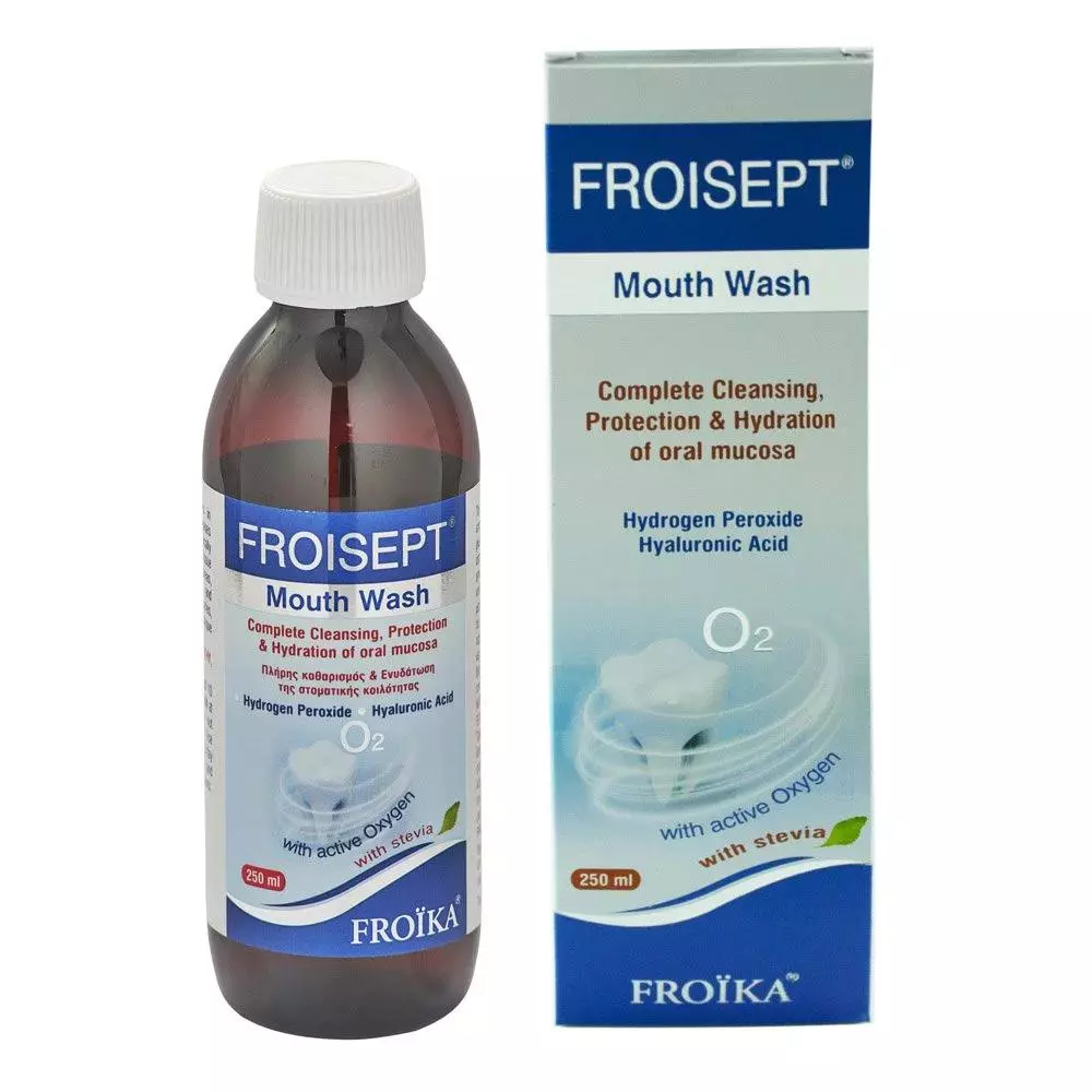 Φωτογραφία προϊόντος: FROIKA FROISEPT Mouthwash with Stevia 250ml